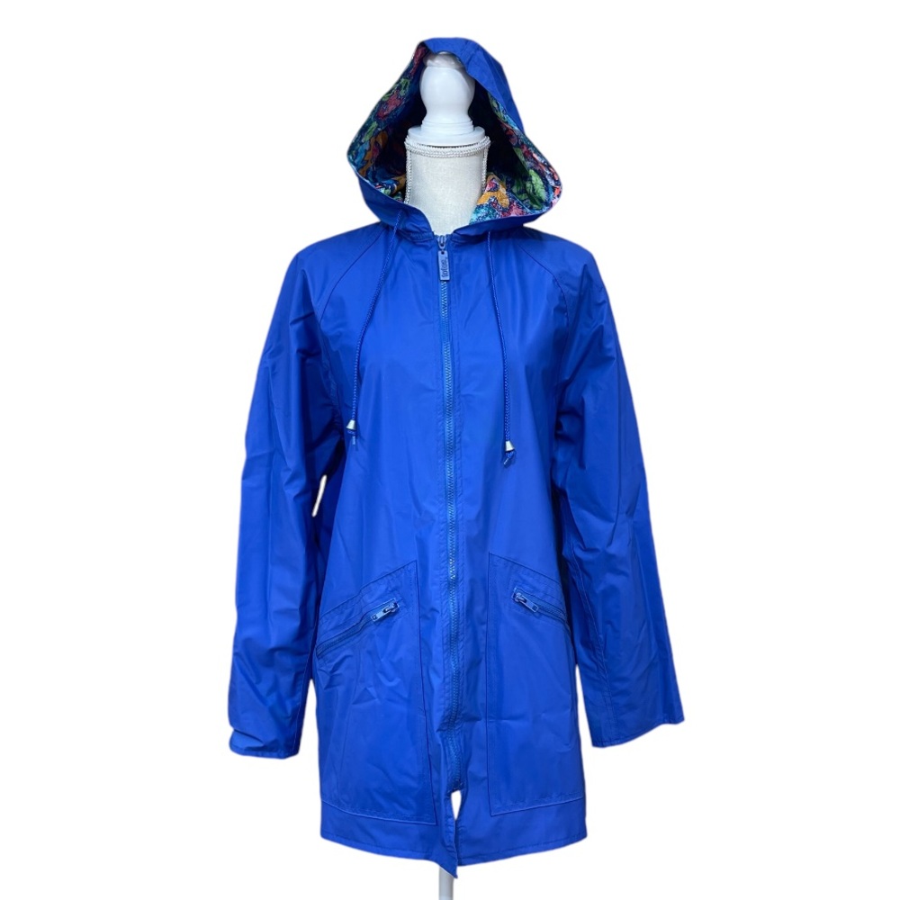 TOTES Woman’s Blue Raincoat Size Small